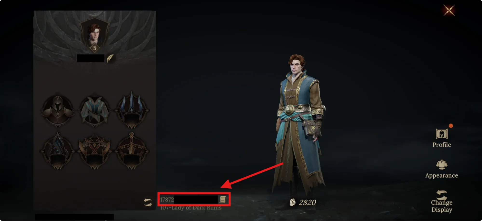 copy your Dragonheir Silent Gods UID