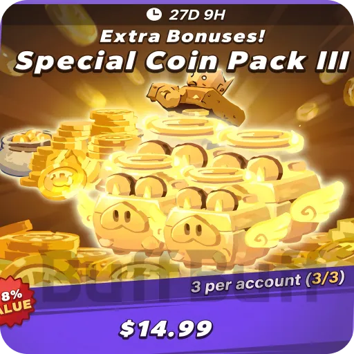 Extra Bonuses!Special Coin Pack III