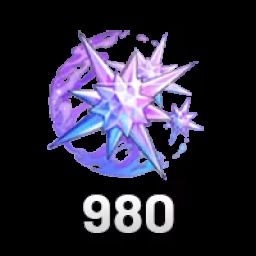 980 Crystals (First top-up double)
