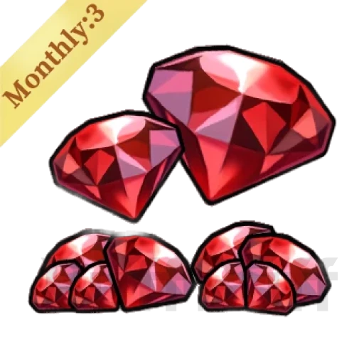 Monthly Ruby Set A-290 Rubies