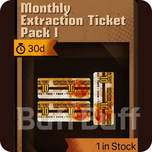Monthly Extraction Ticket Pack I