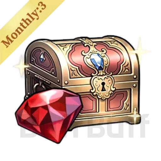 Monthly Ruby Set B-1000 Rubies