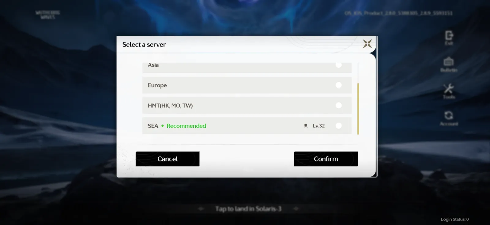 showing your account level showing your account level