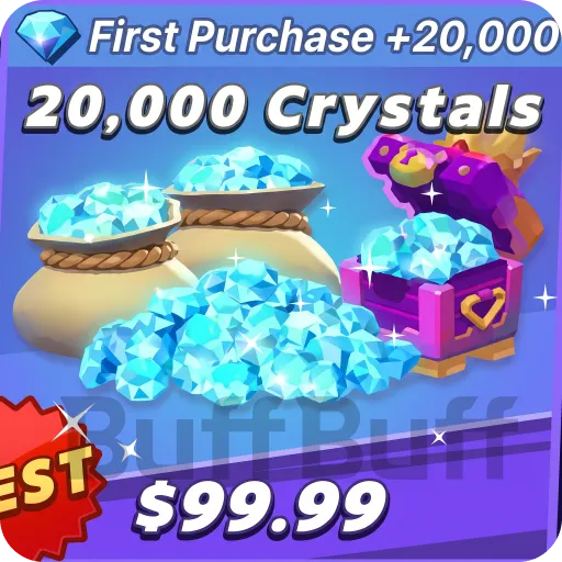 20000 Crystals-1st Buy Double Bonus