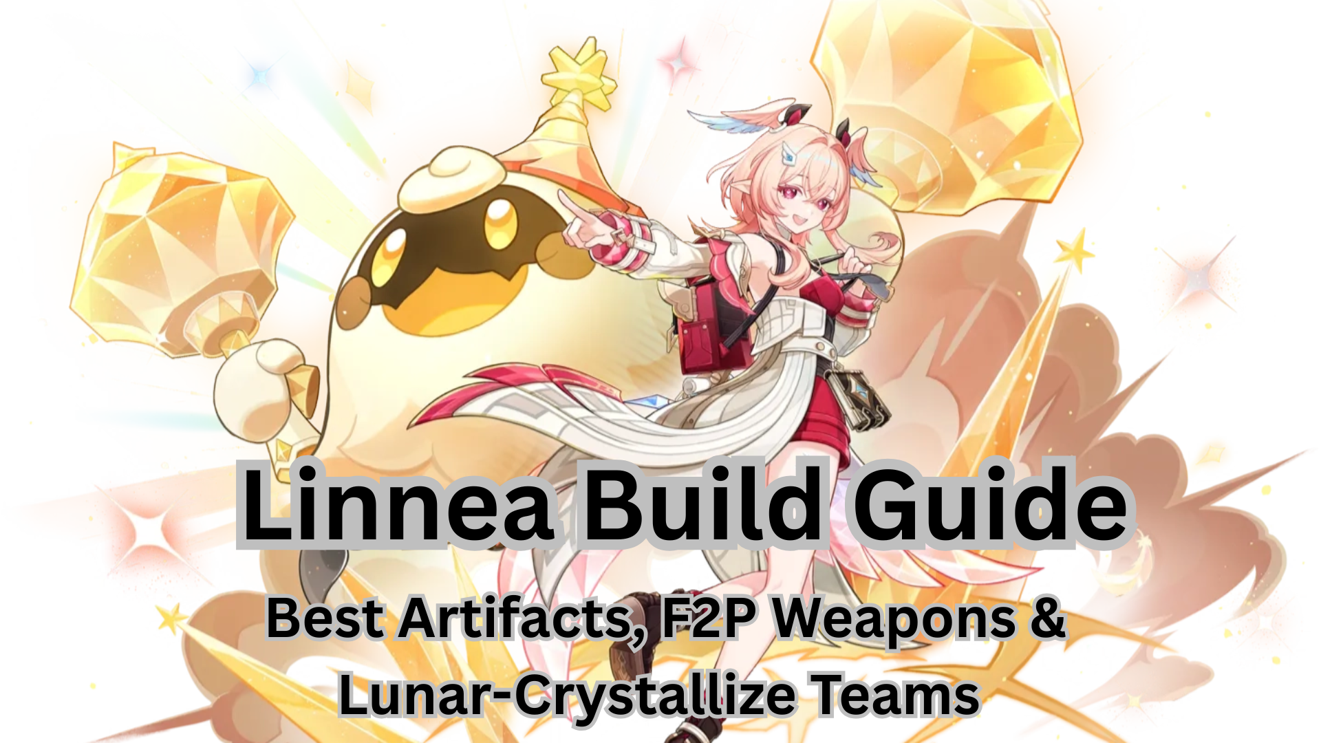 Linnea Build guide : Best Artifacts, F2P Weapons & Lunar-Crystallize Teams | Genshin Impact