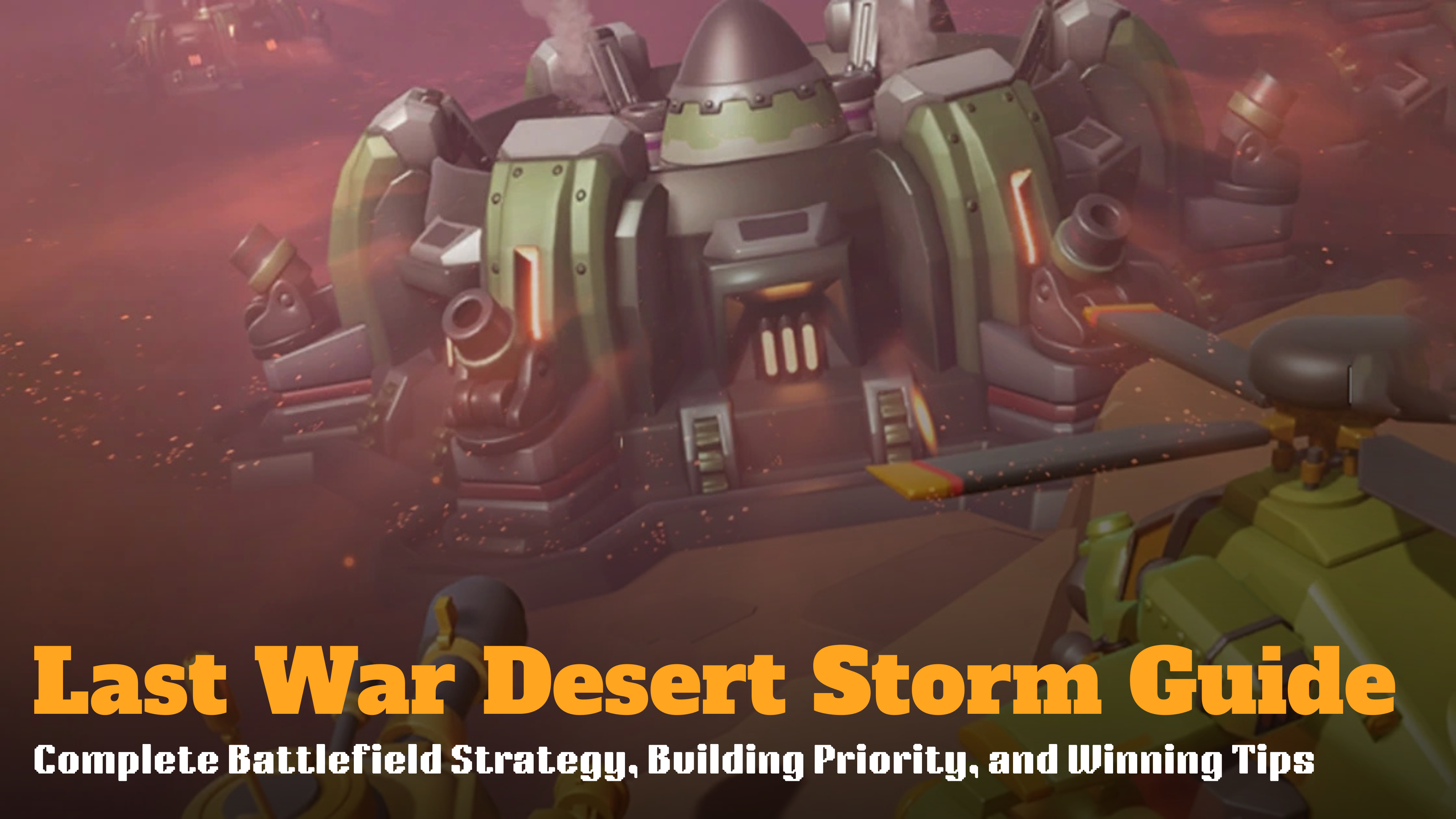 Last War Desert Storm Guide: Complete Battlefield Strategy, Building Priority, and Winning Tips