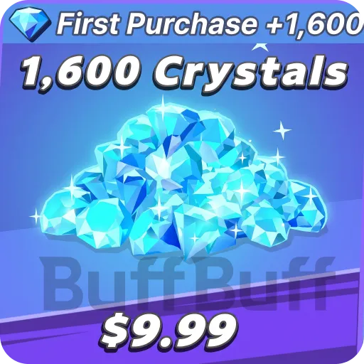 1600 Crystals-1st Buy Double Bonus