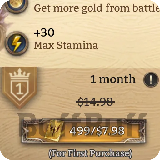 Privilege Card for one months(For First Purchase）