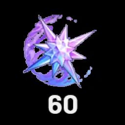 60 Crystals (First top-up double)