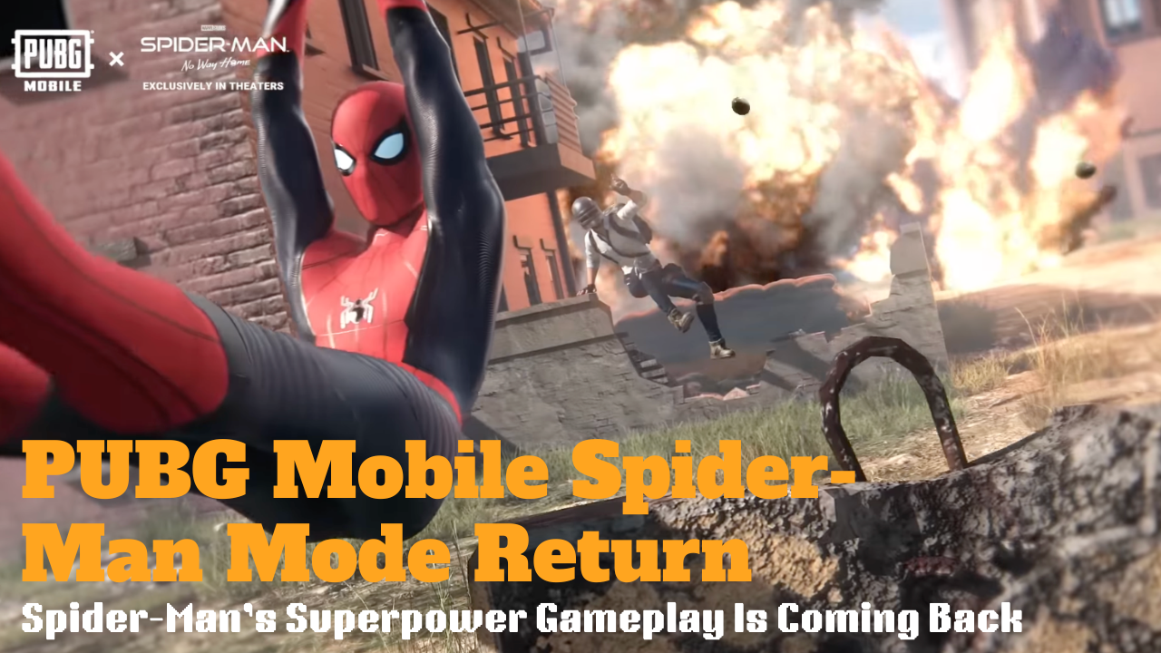 PUBG Mobile Spider-Man Mode Return: Web-Swinging Gameplay Is Coming Back