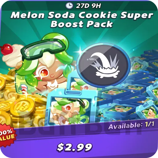 MelonSoda Cookie SuperBoost Pack