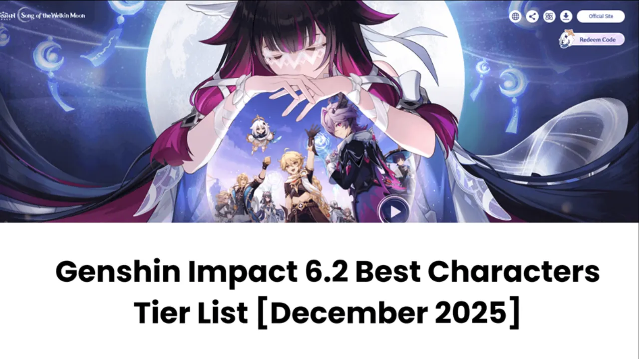 Genshin Impact 6.2 — Рейтинг лучших персонажей [Декабрь 2025]