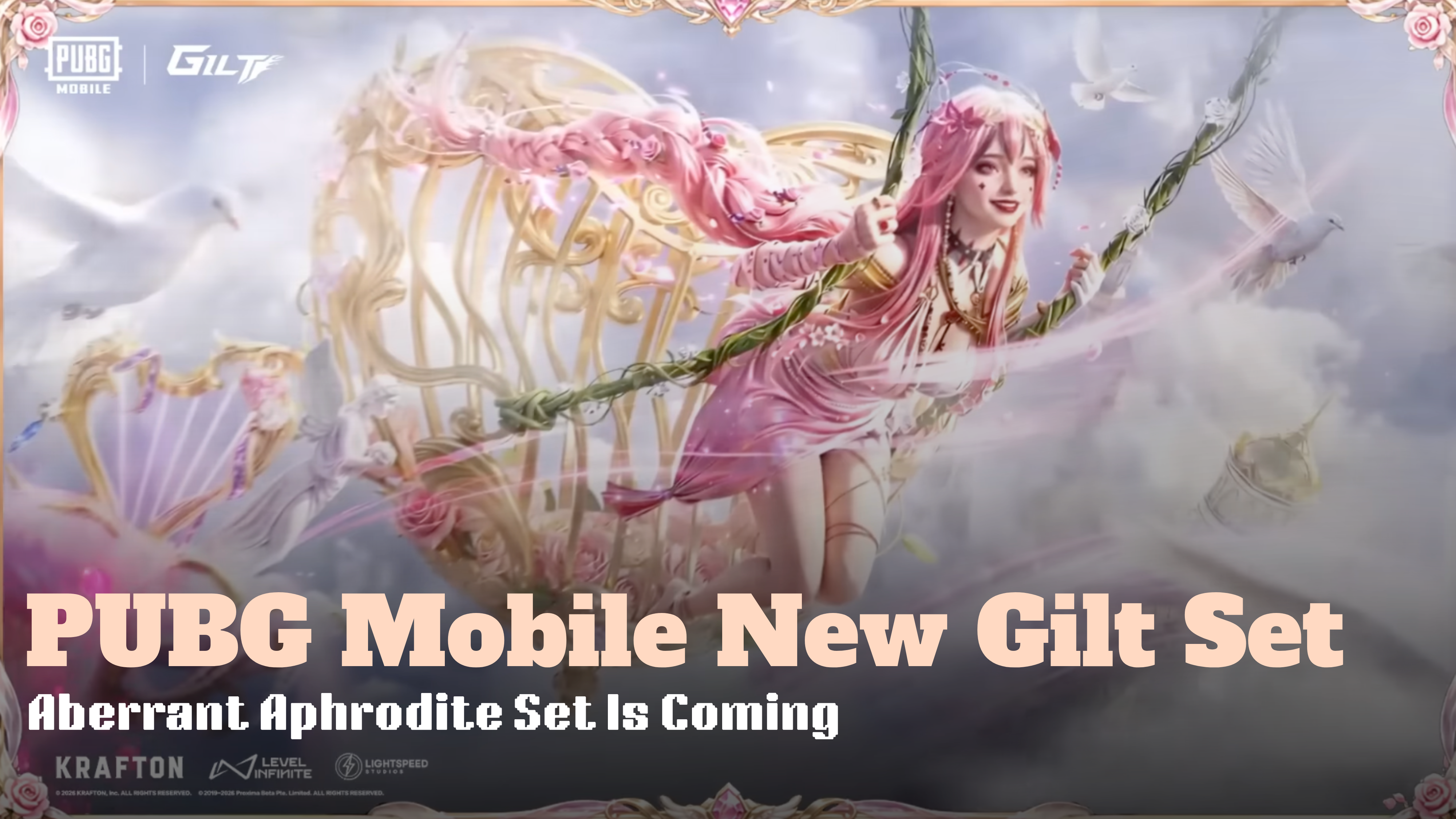 PUBG Mobile Aberrant Aphrodite Set: New Gilt Set Is Coming
