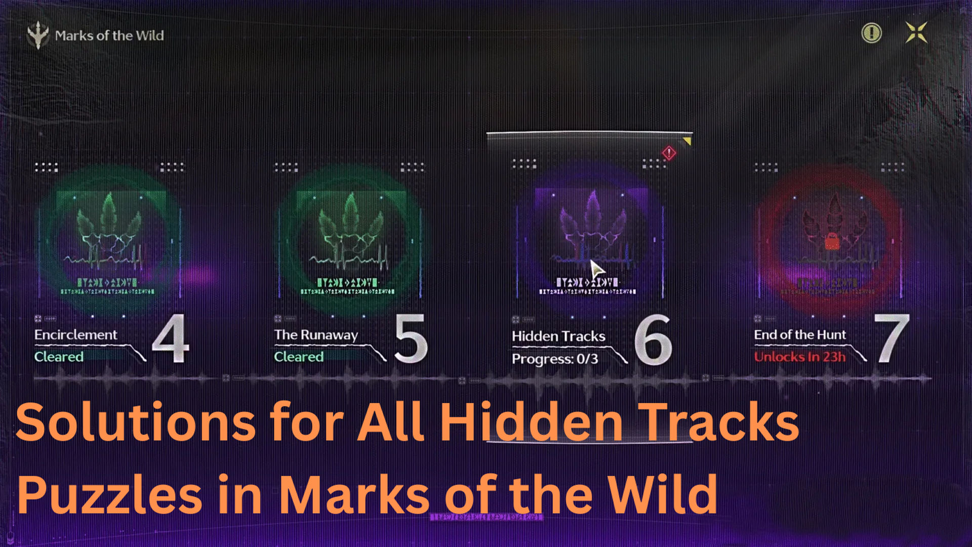 Wuthering Waves: How to Solve All Hidden Track Puzzles in Marks of the Wild?