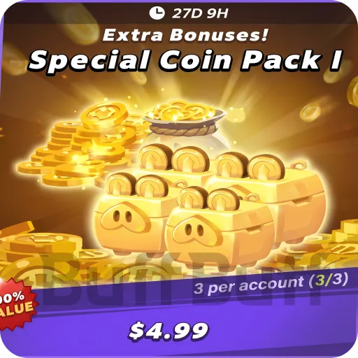 Extra Bonuses!Special Coin Pack I