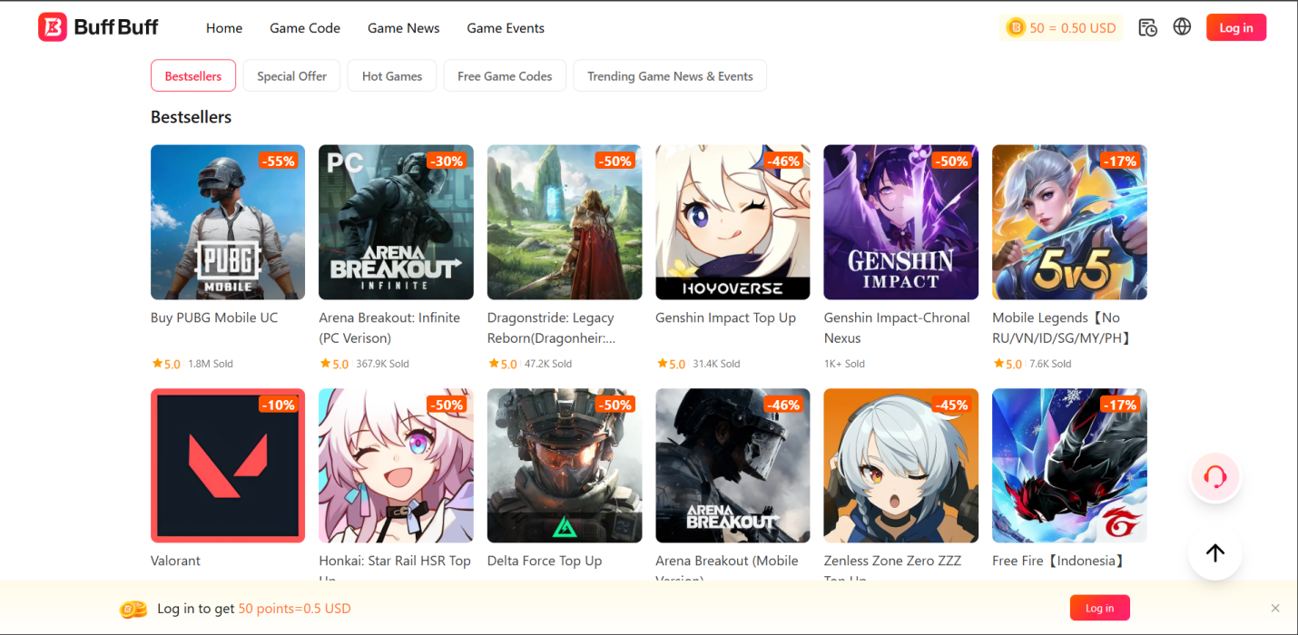 Get Diamond Top-Ups Quick With BuffBuff