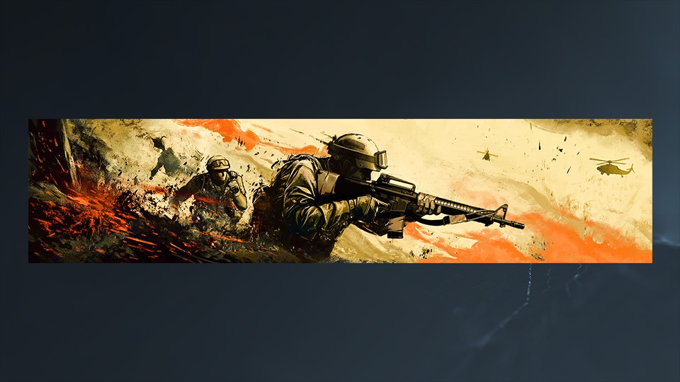 Reward preview (Black Hawk Forever Calling Card)