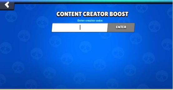 Tekan tombol Masukkan Kode lalu ketik Creator Code Brawl Stars favoritmu persis kayak yang ada di daftar di atas.