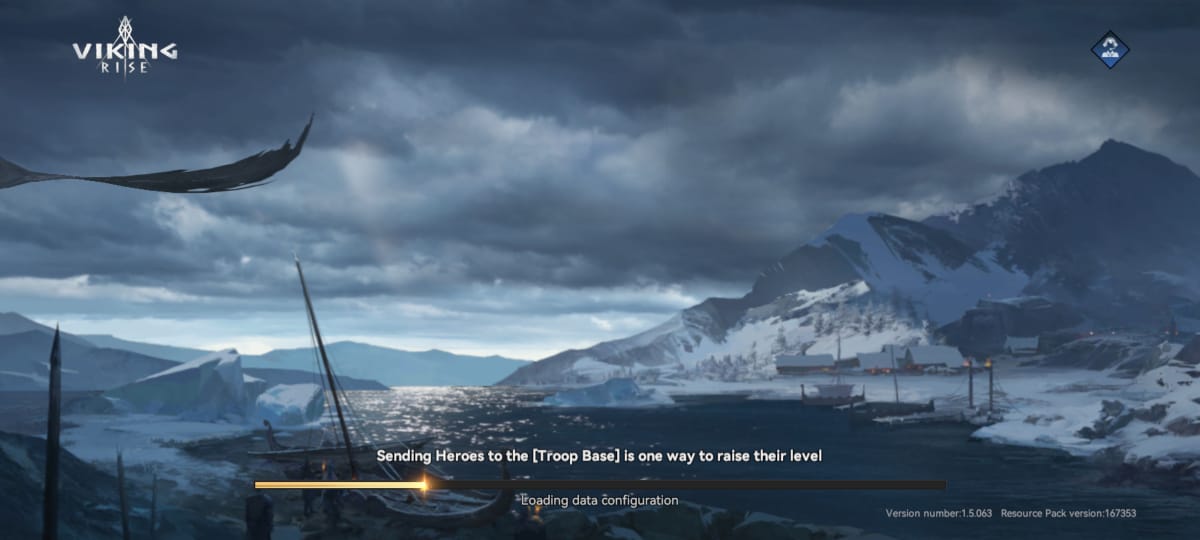 1. 開啟《維京崛起》 並登入您的帳號。