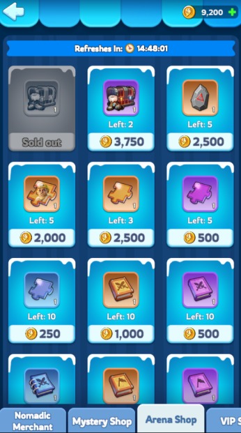 Arena Shop