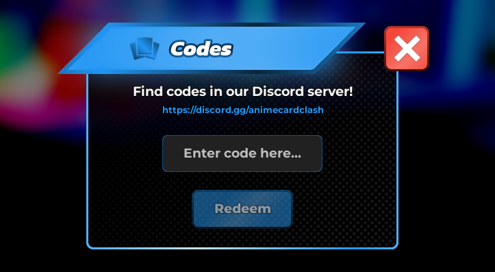 How to Redeem Codes in Anime Card Clash_2