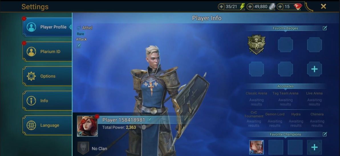 RAID Shadow Legends Player Avatar
