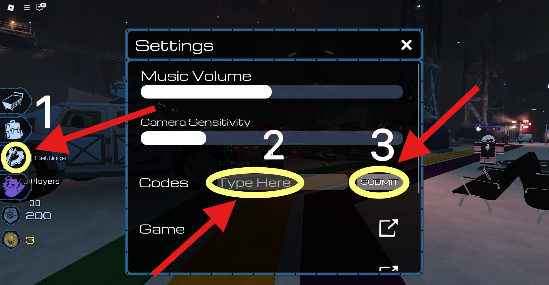 How to Redeem Codes in Pressure