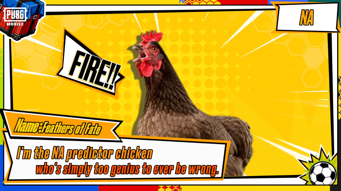 Chicken Predictor in the PUBG Mobile Chicken Event