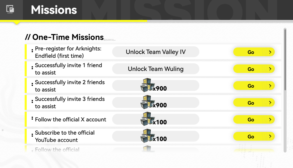 Earn Supplies from Event Missions