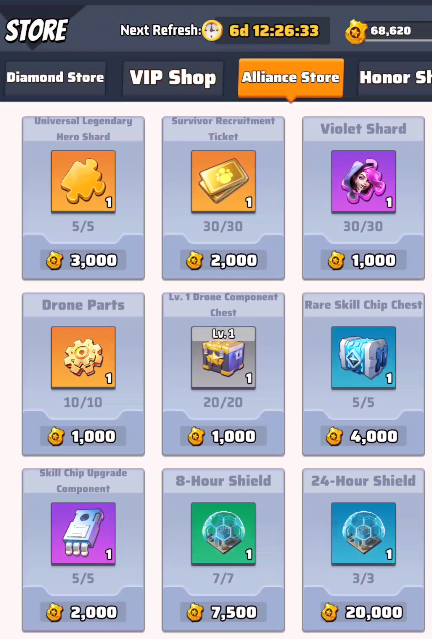 Last War Alliance Store