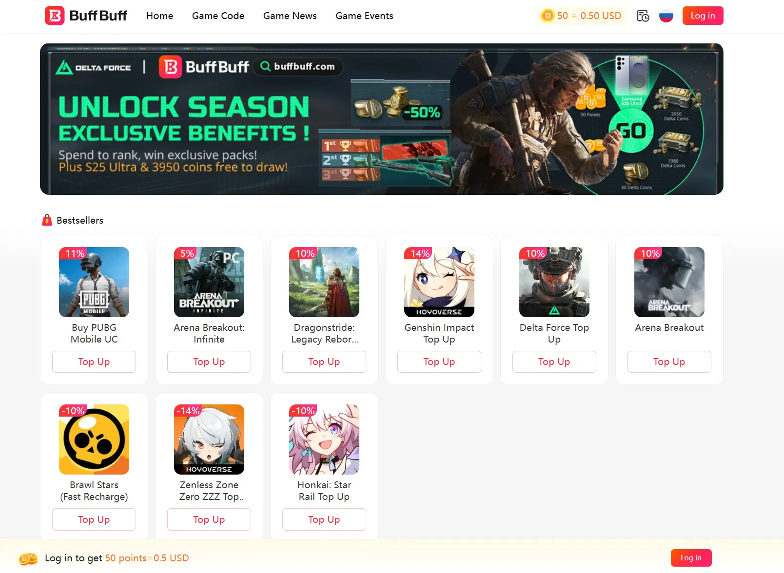 Recarga Juegos en BuffBuff