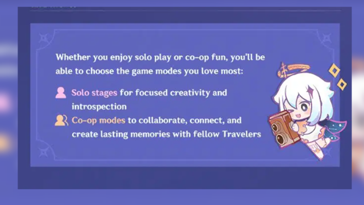 Choose to Play Solo or in Co-Op