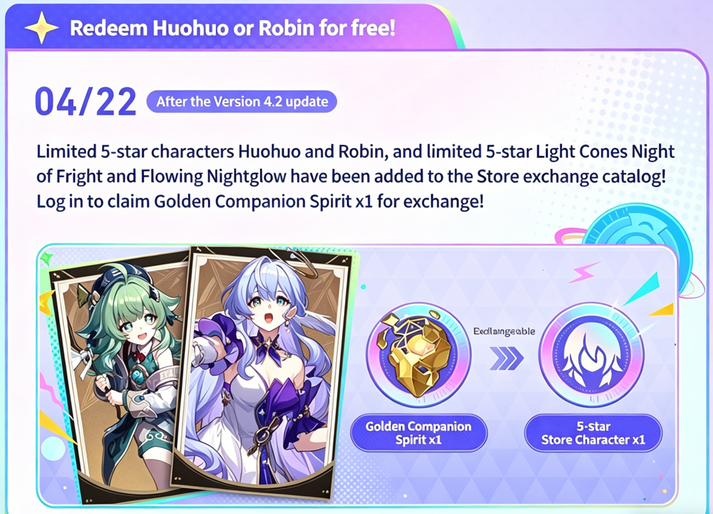 How to get the 30 free draws in Honkai: Star Rail 4.2 Anniversary