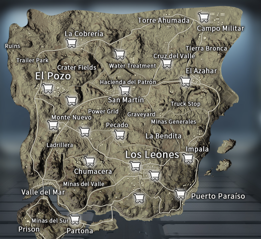PUBG Mobile Miramar Map Guide