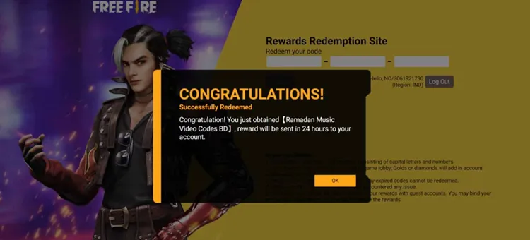 Código do Free Fire ativo dezembro 2025 com skins e diamantes grátis