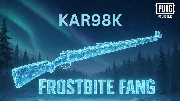 Frostbite Fang Kar98k: New upgradable firearm skin.