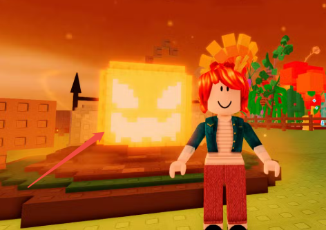 Jack-O-Lantern NPC Grow a Garden