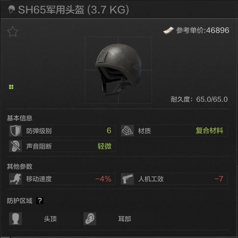 SH65 Military Helmet