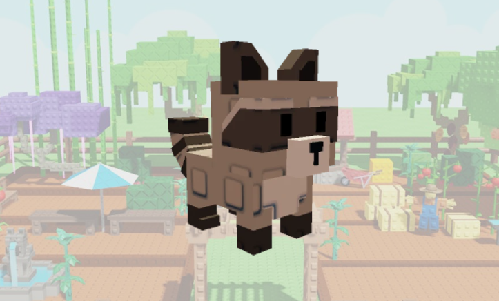 Raccoon in Grow a Garden