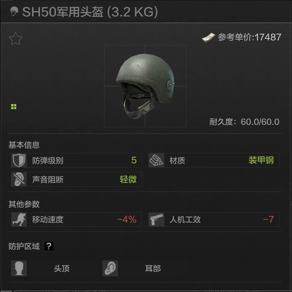 SH50 Military Helmet