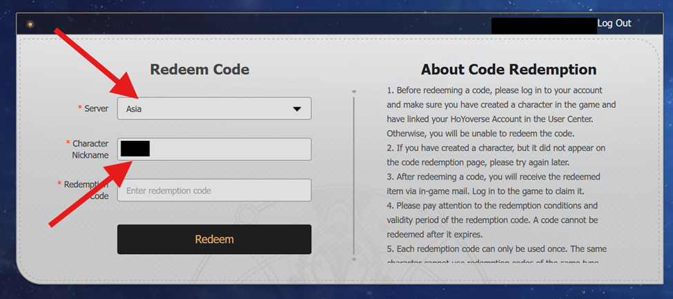 Setelah pilih server, username kamu bakal muncul otomatis. Cek dulu, pastikan itu benar akunmu. 