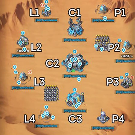 Last War Desert Storm Map