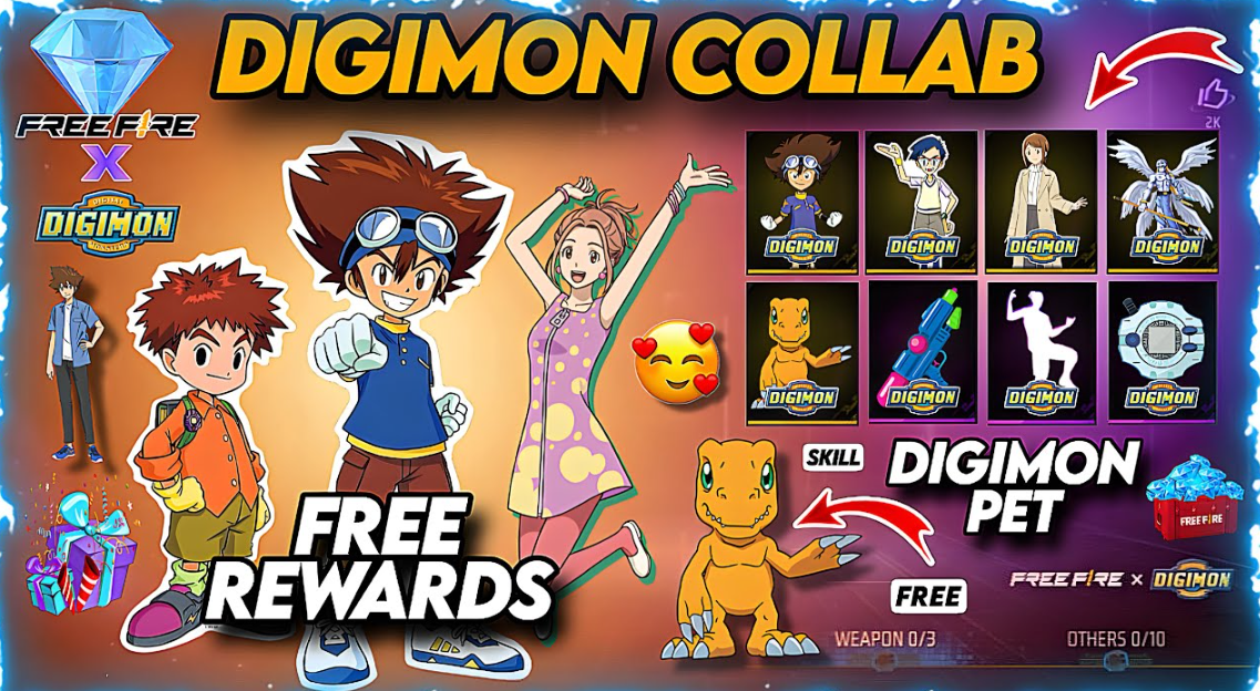 Free Fire Digimon Cover Image