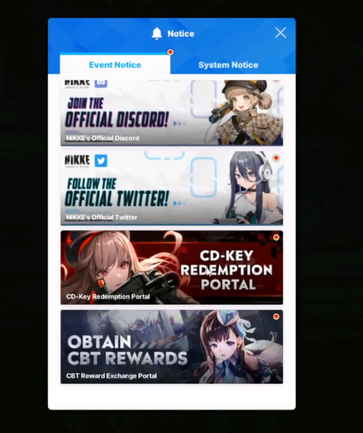 Nikke Redemption Portal