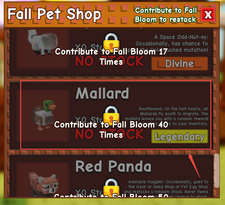 Unlock Mallard in Grow a Garden