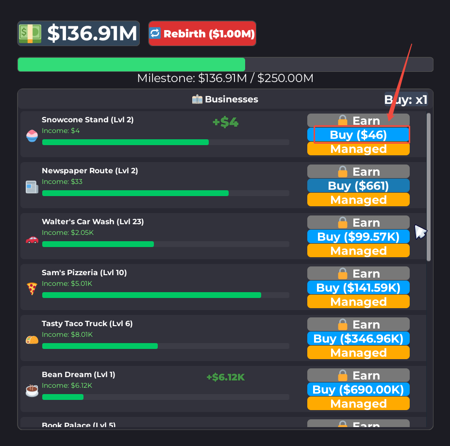 Business in CashWars