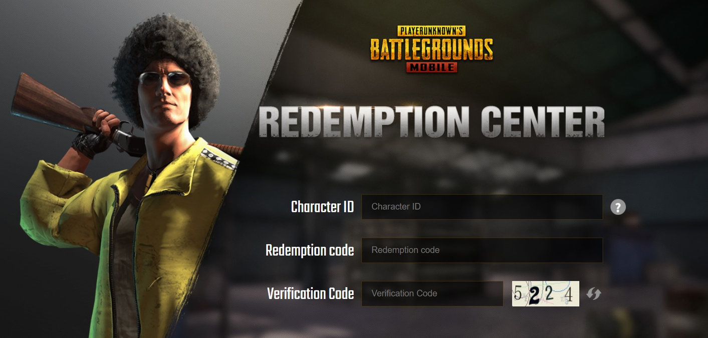 cara redeem code PUBG Mobile di situs resmi PUBG Mobile Redemption Center