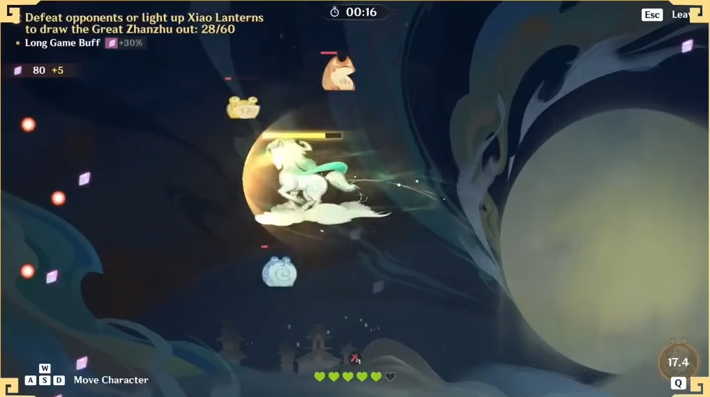 The Moonlit Adeptus' Trail