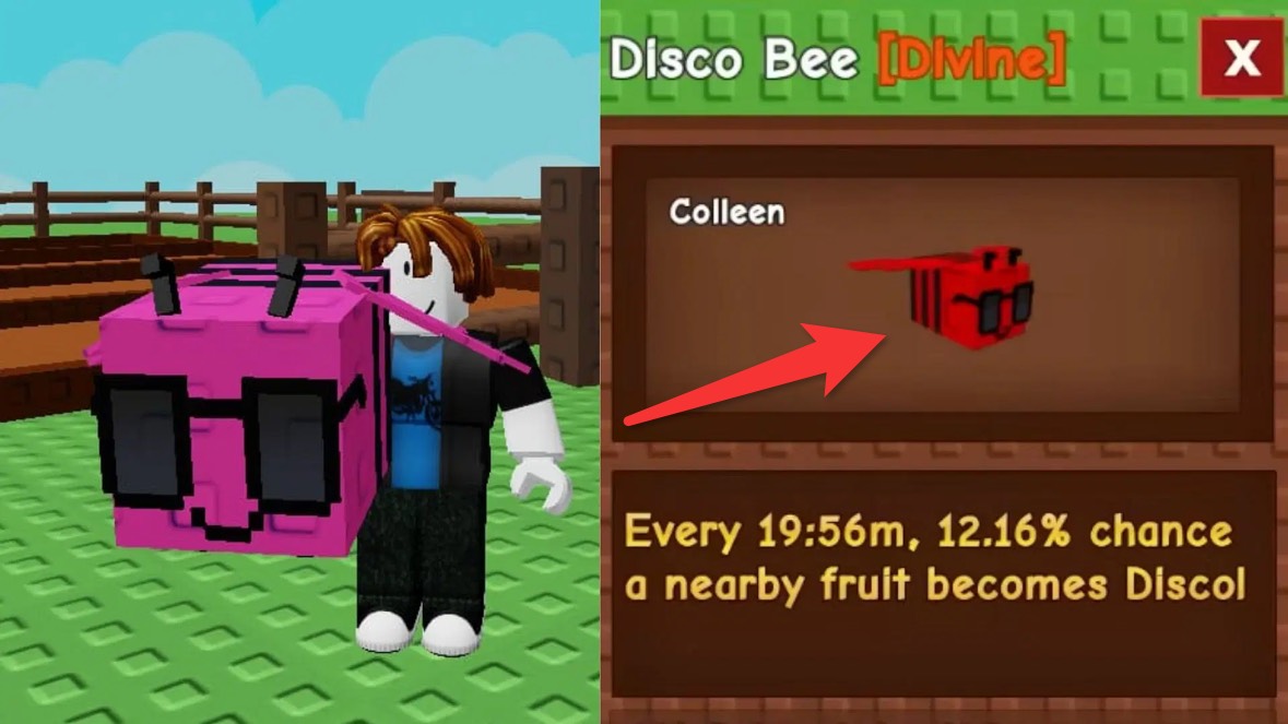 Способности Disco Bee в Grow a Garden