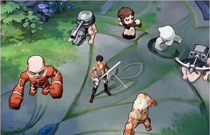 AOT-themed minion skin
